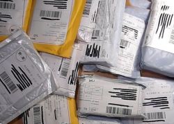 фото посылки для растаможки на Fedex