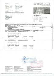 фото invoice для растаможки посылки
